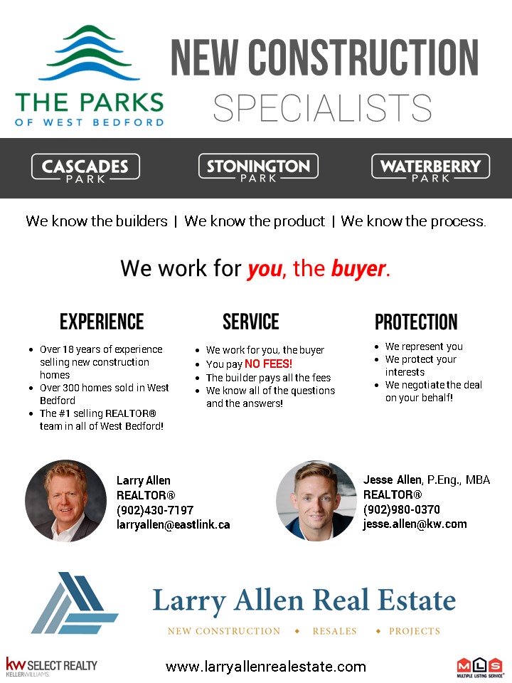 New Construction Specialists - Flyer